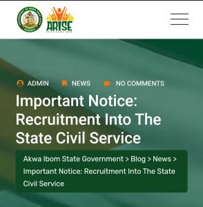 Akwaibom recruitment 